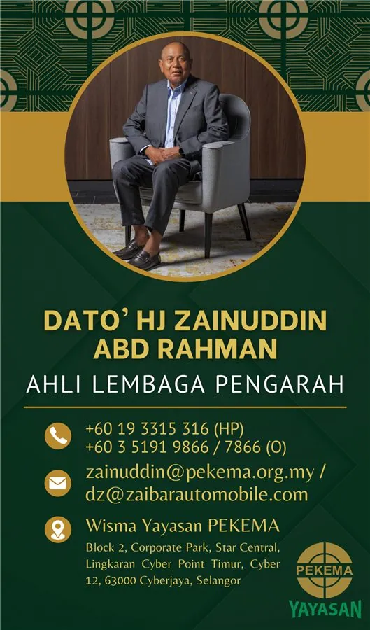 YBhg Dato’ Hj Zainuddin bin Abd Rahman